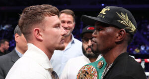 Matias and Smith face-to-face ahead of their clash Photo Credit: Cris Equeda/Golden Boy