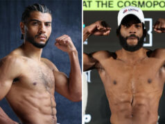 Raymond Muratalla and Andy Cruz clash for a world title. Credit: Matchroom/Toprank/ Instagram