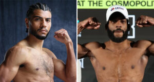 Raymond Muratalla and Andy Cruz clash for a world title. Credit: Matchroom/Toprank/ Instagram