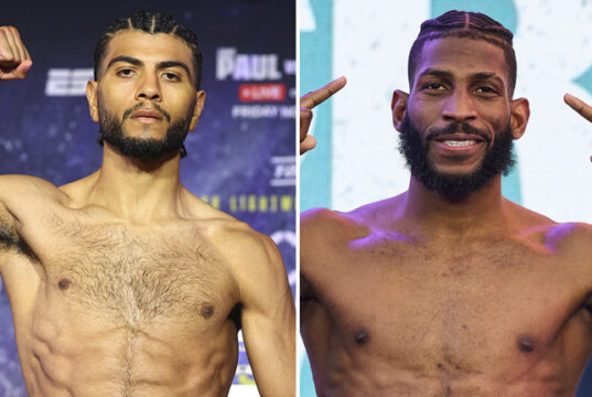 Raymond Muratalla defends his IBF lightweight world title against Andy Cruz in Las Vegas on Saturday, live on DAZN Photo Credit: Mikey Williams/Top Rank/Mark Robinson/Matchroom Boxing