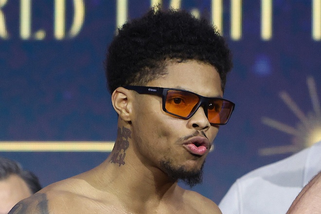 Teofimo Lopez believes that Shakur Stevenson was forced to fight him. Source: Matchroom Boxing