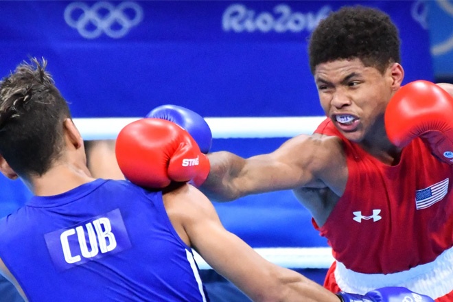 Shakur Stevenson performed at the Rio Olympics. Source: USA Sports Today