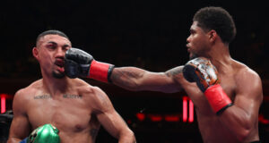 Shakur Stevenson dominated Teofimo Lopez in New York Photo Credit: Cris Esqueda Matchroom Boxing