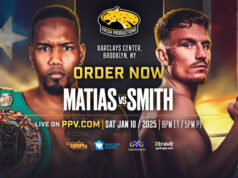 Subriel Matias defends his WBC super lightweight title against Dalton Smith in New York on Saturday