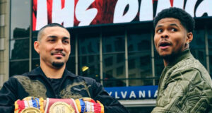 Teofimo Lopez faces Shakur Stevenson at Madison Square Garden on Saturday Photo Credit: Matchroom Boxing