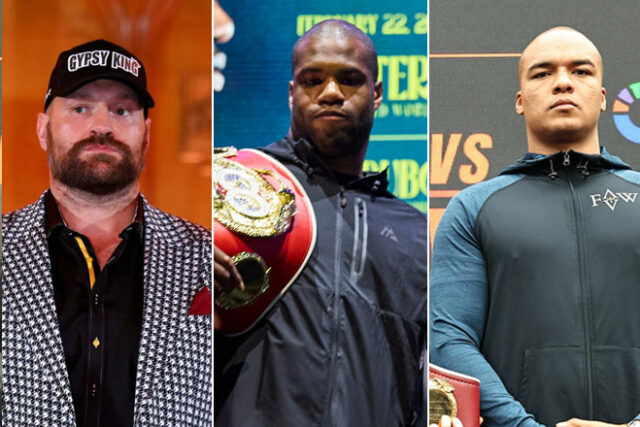 Wardley and Fury as possibilities for Daniel Dubois' return. Credit: Queensberry Wardley and Fury as possibilities for Daniel Dubois' return. Credit: Queensberry