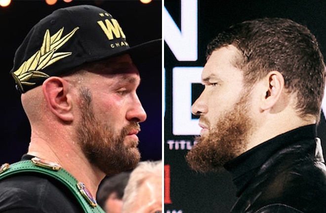 Tyson Fury takes on Arslanbek Makhmudov in April. Credit: Sky Sports/ Mark Robinson/ Matchroom Boxing