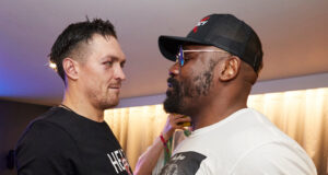 Derek Chisora claims Oleksandr Usyk is fighting Andy Ruiz Jr Photo Credit: Mark Robinson/Matchroom Boxing