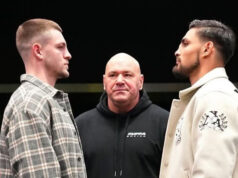 Callum Walsh and Carlos Ocampo Face off Credit: Zuffa/ Instagram