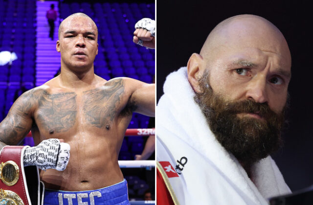 Fabio Wardley believes he's a "banana skin" for Tyson Fury Photo Credit: Leigh Dawney/Queensberry Promotions