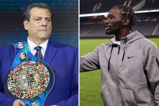 The WBC have named their new champion after stripping Terence Crawford of their super middleweight belt Photo Credit: Mark Robinson Matchroom Boxing