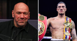 Dana White signed Jai Opetaia Photo Credit: Ed Mulholland/Mark Robinson/Matchroom Boxing