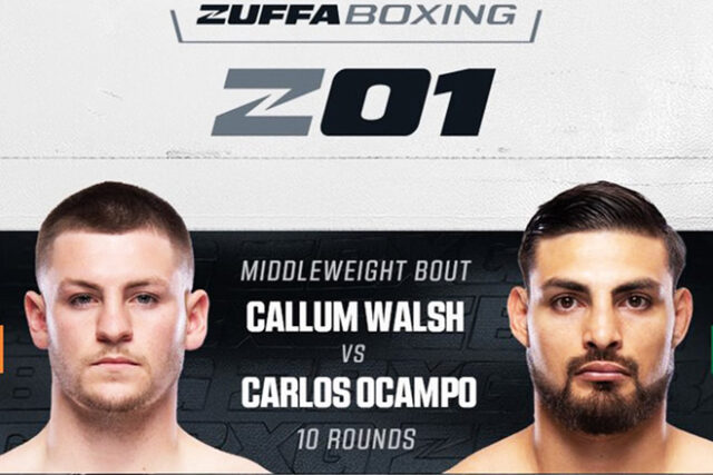 Callum Walsh faces Carlos Ocampo on Friday. Credit: X/ Zuffa Boxing