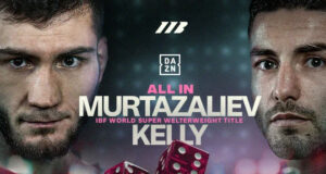 Josh Kelly steps up to challenge for Murtazaliev's IBF world title. Credit: Matchroom Boxing