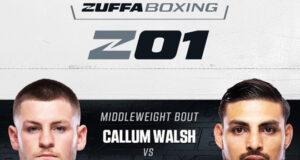 Callum Walsh and Carlos Ocampo kick off the first Zuffa Boxing card at the Meta Apex in Las Vegas on Friday Photo Credit: Zuffa Boxing