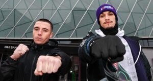 Nick Ball defends his WBA featherweight world title against Brandon Figueroa in Liverpool on Saturday, live on DAZN Photo Credit: Queensberry/Leigh Dawney