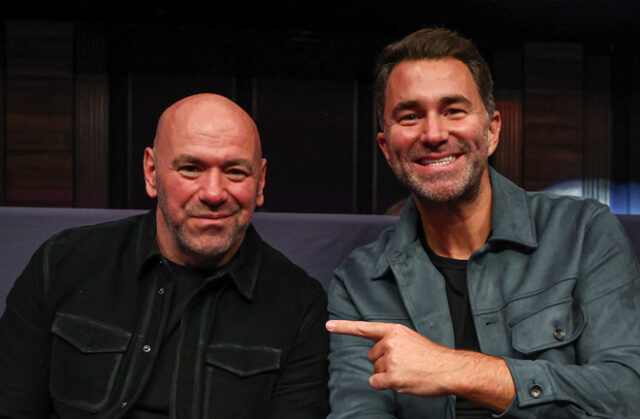 Eddie Hearn has hit back at Dana White following his comments surrounding Conor Benn's move to Zuffa Boxing Photo Credit: Ed Mulholland/Matchroom
