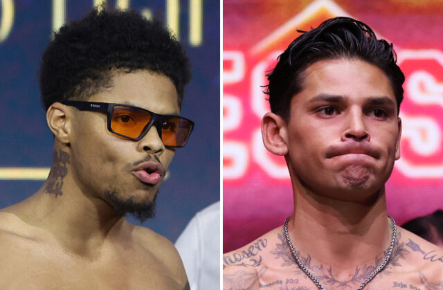 Shakur Stevenson has revealed how a fight with Ryan Garcia can be made. Credit: Mark Robinson/ Matchroom Boxing/ Chris Esqueda, Golden Boy Shakur Stevenson has revealed how a fight with Ryan Garcia can be made. Credit: Mark Robinson/ Matchroom Boxing/ Chris Esqueda, Golden Boy