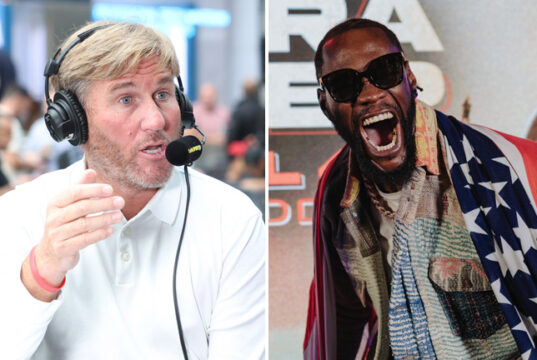 Simon Jordan clashed with Deontay Wilder at talkSPORT Photo Credit: Mark Robinson Matchroom Boxing/David Cavan/Wasserman Boxing