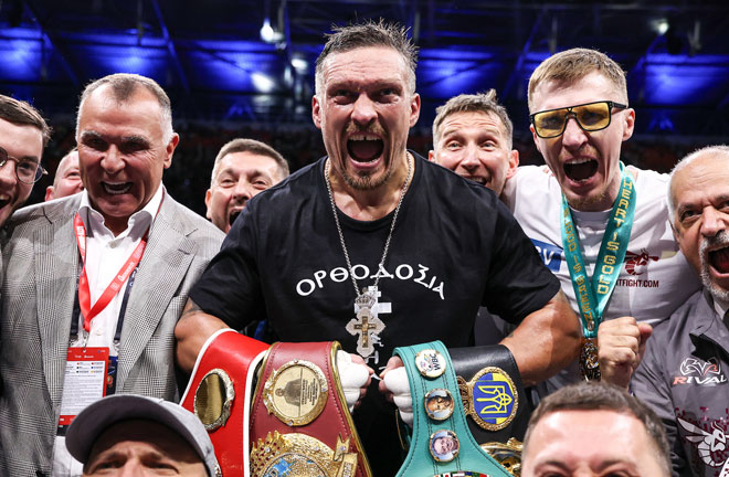 Oleksandr Usyk will defend his WBC heavyweight world title against Rico Verhoeven on May 23 in Egypt Photo Credit: Leigh Dawney/Queensberry