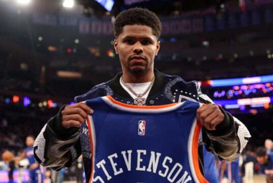 Shakur Stevenson has opened the door to a showdown with Isaac Cruz Photo Credit: Geoffrey Knott Matchroom Boxing
