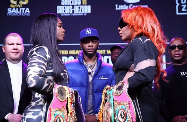 Claressa Shields and Franchon Crews-Dezurn rematch in Detroit on Sunday Photo Credit: Stephanie Trapp