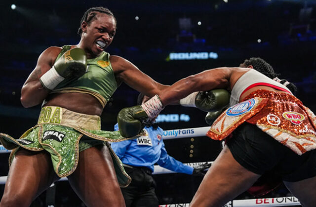 Claressa Shields overcame Franchon Crews-Dezurn in their rematch in Detroit on Sunday Photo Credit: Ryan Garza/Detroit Free Press Claressa Shields overcame Franchon Crews-Dezurn in their rematch in Detroit on Sunday Photo Credit: Ryan Garza/Detroit Free Press