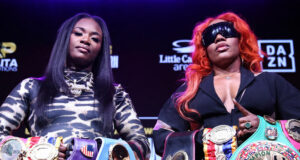 Claressa Shields defends her undisputed heavyweight crown against Franchon Crews-Dezurn in a rematch on Saturday Photo Credit: Stephanie Trapp