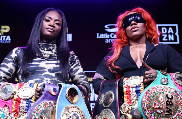 Claressa Shields defends her undisputed heavyweight crown against Franchon Crews-Dezurn in a rematch on Saturday Photo Credit: Stephanie Trapp Claressa Shields defends her undisputed heavyweight crown against Franchon Crews-Dezurn in a rematch on Saturday Photo Credit: Stephanie Trapp