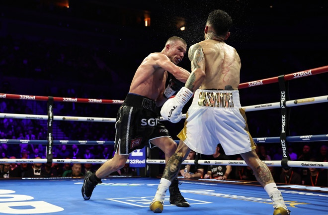 Andrew Cain pulled off a fantastic comeback. Credit: Leigh Dawney/ Queensberry