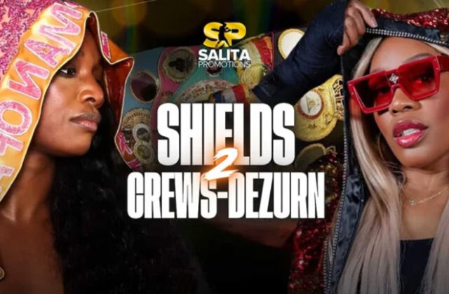 Shields rematches Crews-Dezurn live from Detroit. Credit: Salita Promotions Shields rematches Crews-Dezurn live from Detroit. Credit: Salita Promotions