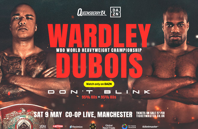 Fabio Wardley defends his world title against Daniel Dubois