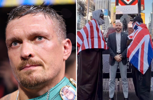 Usyk may look to fight the winner of Derek Chisora vs Deontay Wilder. Credit: MFPRO/ Leigh Dawney/ Queensberry Usyk may look to fight the winner of Derek Chisora vs Deontay Wilder. Credit: MFPRO/ Leigh Dawney/ Queensberry