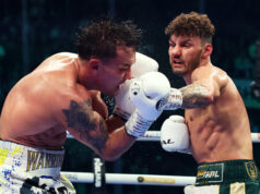 Leigh Wood beat Josh Warrington again in Nottingham Photo Credit: Mark Robinson Matchroom Boxing