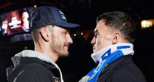 Leigh Wood and Josh Warrington settle their grudge in a rematch on Saturday in Nottingham Photo Credit: Mark Robinson/Matchroom