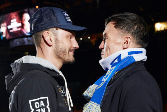 Leigh Wood and Josh Warrington settle their grudge in a rematch on Saturday in Nottingham Photo Credit: Mark Robinson/Matchroom