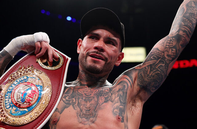 Arnold Barboza Jr got back to winning ways in Anaheim. Photo Credit: Golden Boy / Cris Esqueda Arnold Barboza Jr got back to winning ways in Anaheim. Photo Credit: Golden Boy / Cris Esqueda