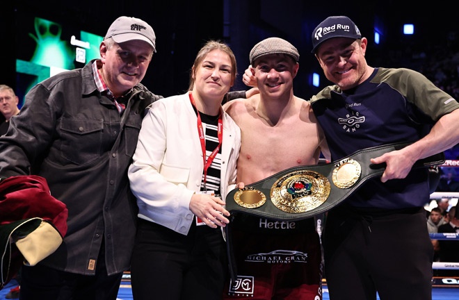 Pierce O'Leary performed in Dublin. Photo credit: Queensberry/Leigh Dawney