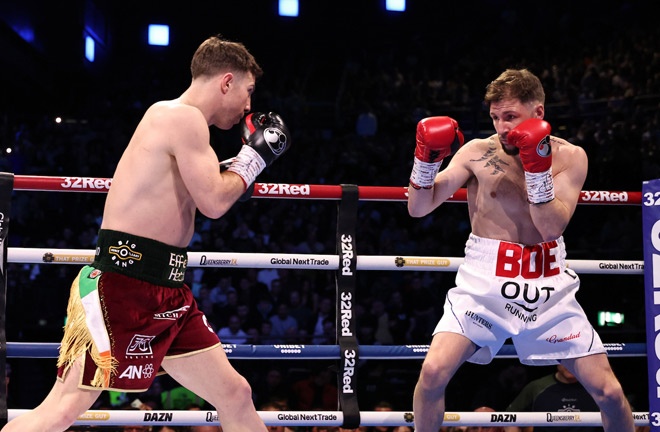 O'Leary retained Maxie Hughes. Photo credit: Queensberry/Leigh Dawney