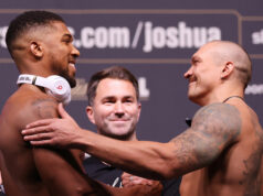 Oleksandr Usyk has backed Anthony Joshua to become undisputed heavyweight champion Photo Credit: Ian Walton Matchroom Boxing