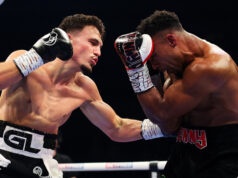 George Liddard overcame Tyler Denny by unanimous decision at the Copper Box Arena on Saturday Photo Credit: Mark Robinson Matchroom Boxing