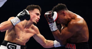 George Liddard overcame Tyler Denny by unanimous decision at the Copper Box Arena on Saturday Photo Credit: Mark Robinson Matchroom Boxing