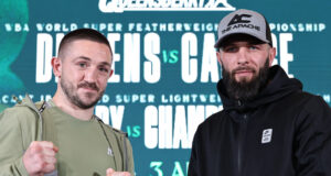 Dickens looks to defend his crown against Cacace. Credit: Queensberry/Leigh Dawney