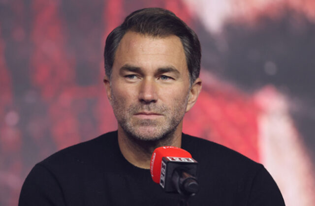 Eddie Hearn has played down the threat of Zuffa Boxing despite them securing a deal with Sky Sports Photo Credit: Cris Esqueda Matchroom Boxing