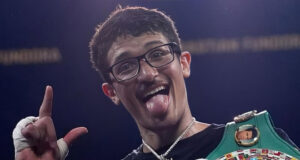 Sebastian Fundora beat Keith Thurman last time out. Credit: Amazon Prime