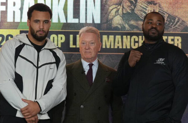 Moses Itauma takes on Jermaine Franklin this Saturday. Credit: Queensberry Moses Itauma takes on Jermaine Franklin this Saturday. Credit: Queensberry