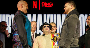 Fury returns against Makhmudov on April 11 at the Tottenham Hotspur Stadium Photo Credit: Richard Pelham/Getty Images for Netflix