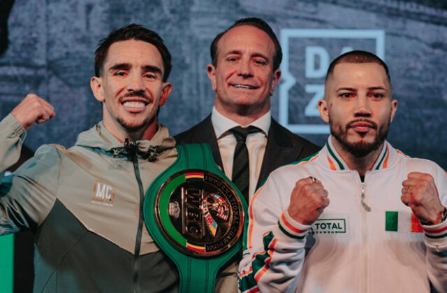 Michael Conlan defends his WBC International featherweight title against Kevin Walsh in Belfast on Friday Photo Credit: MF PRO / David Cavan Michael Conlan defends his WBC International featherweight title against Kevin Walsh in Belfast on Friday Photo Credit: MF PRO / David Cavan