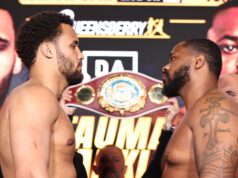 Moses Itauma faces Jermaine Franklin tonight in Manchester Photo Credit: Queensberry/Leigh Dawney