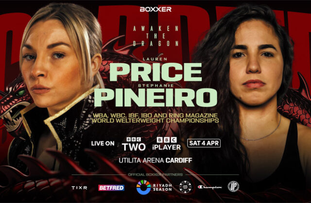 Lauren Price defends her unified welterweight world titles against Stephanie Pineiro on Saturday in Cardiff, live on BBC Two Photo Credit: BOXXER